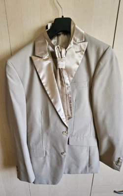 Herren Anzug Hochzeit , 5 tlg. , beige, Gr 46 - Bild 1 von 4