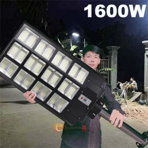 1200000lm LED Solar Street Light Security Flood Lamp Motion Sensor Outdoor Wall - Picture 1 of 74