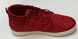 Sun + Stone Herren gesteppte Pufferstiefel Flosse Strick Stoff - rot - 10,5M (NUR LINKE SEITE) - Bild 1 von 4
