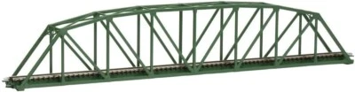 TOMIX 3279 Single Track Curved Wire Truss Rail Bridge S420 (F) Dark Green new - Image 1 of 3