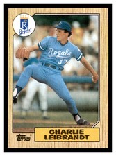 1987 Topps #223 CHARLIE LEIBRANDT Kansas City Royals