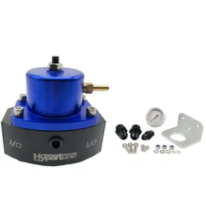 Aluminum E85 Adjustable Return EFI Bypass Fuel Pressure Regulator 15-65 PSI Blue - Picture 1 of 12
