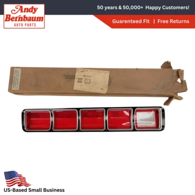 1972 Plymouth Fury III Left Driver Side Tail Light Lamp Lens 3621697 NOS. - Image 1 of 4