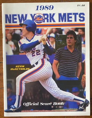 NEW YORK METS v SAN DIEGO PADRES - 5/12/1989 Game Program - AUTHENTIC - Image 1 of 4