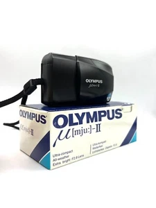 Olympus MJU ii Point and Shoot 35mm/f2.8 schwarz, neuwertig, getestet - Bild 1 von 8