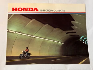 NOS 1981 HONDA CB750 CUSTOM BROCHURE - Picture 1 of 4