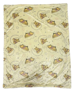 Disney Baby Winnie the Pooh Manta Bebé Peluche Amarillo Luna y Estrellas 29x38 - Imagen 1 de 9