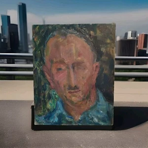 Huile sur Toile Claire Bertrand (1890-1969) "Portrait de Louis Liozon" - Bild 1 von 12