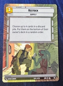 Star Wars Unlimited Spark of Rebellion Restock HYPERSPACE Card - Picture 1 of 2