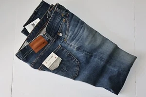 AG Adriano Goldschmied Jeans The Matchbox Slim Straight Blue 31x34 31 Waist - Picture 1 of 4