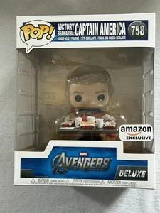 Funko POP! De lujo exclusivo de Amazon Marvel Victory Shawarma: Capitán América #758 - Imagen 1 de 6