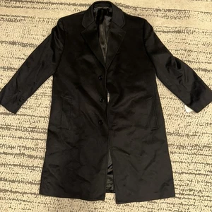 Cardinal Of Canada 3/4 Length Black Wool Coat Size 42S - Picture 1 of 24