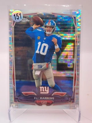 2014 Topps Chrome Pulsar Refractor Eli Manning #93 NY Giants *Make an Offer* - Image 1 of 2