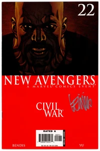 New Avengers #22 (Marvel, 2006) - Signed - Leinil Yu - Civil War - Picture 1 of 1
