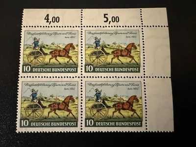 Germany Stamps.Mi.160.Mail delivery 1852 Year.Block.MNH. - Image 1 of 2