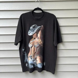Beyonce Official Renaissance World Tour Merch Shirt Cowboy Hat Size L - Picture 1 of 8