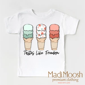 Taste Like Freedom Shirt - July 4th - Ice Cream - Picture 1 of 5