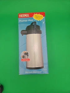 Thermos 2 Quart Glass Vacuum Insulated Pump Pot  NEW IN BOX NIB - Picture 1 of 6