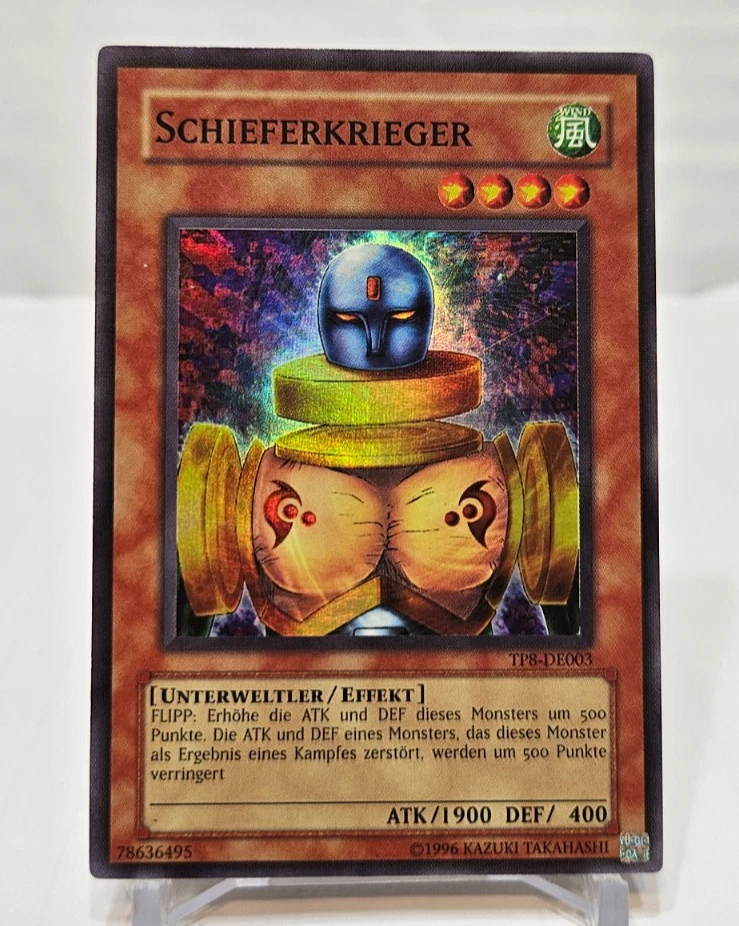 GERMAN Slate Warrior TP8-DE003 TP8-EN003 Super Rare Yugioh 7945 - Image 1 of 4