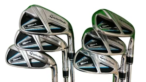 TaylorMade SIM MAX Iron Set 6-PW,AW 6pcs KBS MAX MT85 Flex R RH Used from JAPAN - Picture 1 of 4