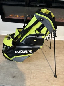 Top Flite Gamer Green & Black Dual Strap Stand Bag/W-Rain Cover - Picture 1 of 8