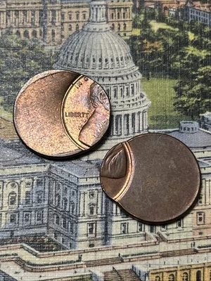 Mistruck Error Lincoln Cent Lot of 2 🇺🇸 - Image 1 of 4