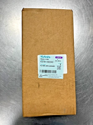K3181-82240  Genuine OEM  KUBOTA  AIR FILTER    K318182240 - Изображение 1 из 4
