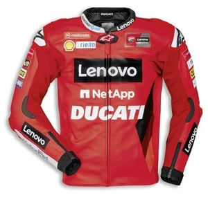 Chaqueta de cuero perforado Ducati réplica MOTO GP 21 Team (negro) 9810469 - Imagen 1 de 7