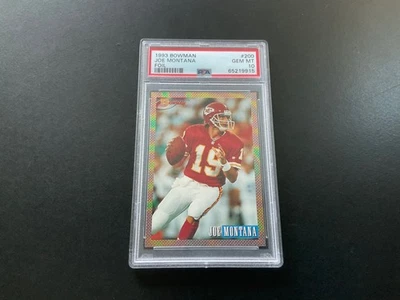 Bowman Foil Joe Montana 1993 PSA 10 gemas como nuevo #200 Foto 1 de 2