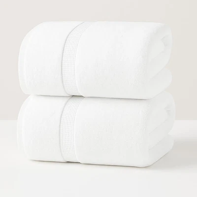 Set 2 Asciugamani- 2 Teli Da Doccia - Set Di 2 Asciugamani Da Bagno Grandi, 100% - Immagine 1 di 4