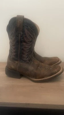 Botas vaqueras Ariat juveniles talla 2 de cuero marrón Foto 1 de 4