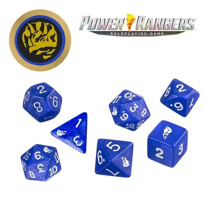 Power Rangers RPG: Blue Dice Set - Image 1 of 2