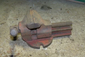 Rarität Vintage 3-1/2" 3,5" Rimco 552 Stationärer Schraubstock, feste Basis - Bild 1 von 8