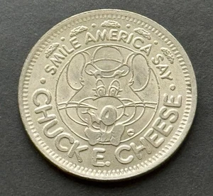 1984 Nickel Chuck E Cheese Token - Picture 1 of 2