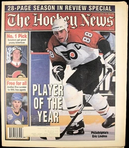 THE HOCKEY NEWS - 31 Aug 1995 - Feat. Eric Lindros, Hawerchuck - **READ DESC.** - Picture 1 of 1