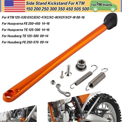 Side Stand Kickstand For KTM 150 200 250 300 XC  400 XCW 450 500 530 EXC 150XCF - Image 1 of 4