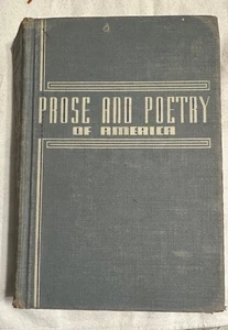PROSE and POETRY of America 1942 HC Book L.W. Singer Company - Bild 1 von 1
