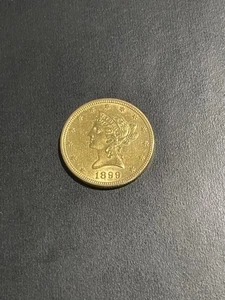 1899 $10 Liberty Head Eagle United States Gold Coin Ten Dollar - Picture 1 of 8