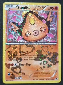 STUNFISK RC12/RC25 Holo Radiant Collection Pokemon B&W Legendary Treasures - Bild 1 von 3