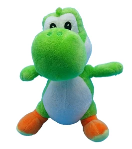 Super Mario Brothers Yoshi Plüschtier 10 Zoll Nintendo grün Dinosaurier Spielzeug 2019 - Bild 1 von 7