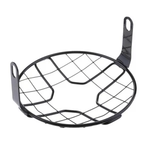 7\\\\\\\" Retro Metal Mesh Grill Motorcycle Headlight Racer - Picture 1 of 1