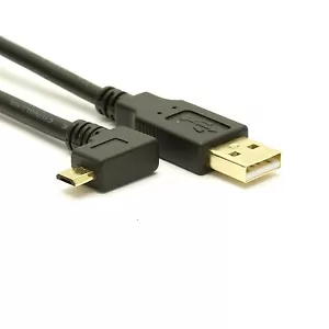 Micro USB Cable - Left Angled - 5 inch - RR-ALMCB-05G - Picture 1 of 1