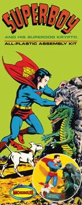 Moebius Models Superboy Krypto Model Kit  Re-issue of the Original 1966 Aurora  - Picture 1 of 2