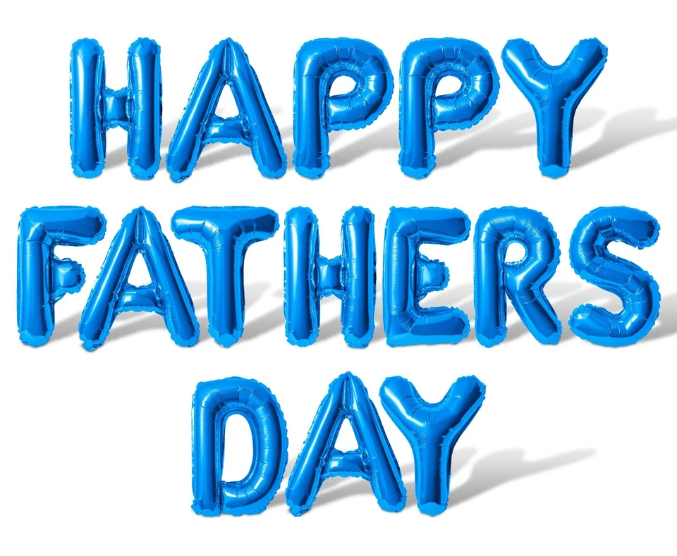 FELIZ DÍA DEL PADRE Letra Globo Banner - Hágalo usted mismo Día del Padre Fiesta Decoraciones Foto 1 de 4