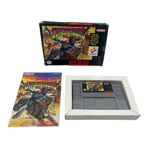 Sunset Riders Super Nintendo SNES Boxed NTSC 100% GENUINE CIB - Picture 1 of 10
