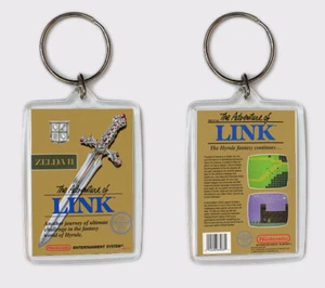 ZELDA II THE ADVENTURE OF LINK NINTENDO NES LLAVERO KEYRING - Imagen 1 de 1