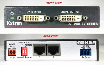 Extron DVI 201 Tx (TRANSMITTER) - PN: 60-957-12 - NO PSU Foto 1 de 4