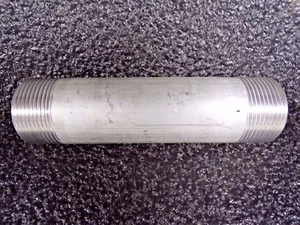 1-1/4 Zoll starrer Nippel, 6 Zoll Gesamtlänge Aluminium, 2CLG5, (MG) - Bild 1 von 3