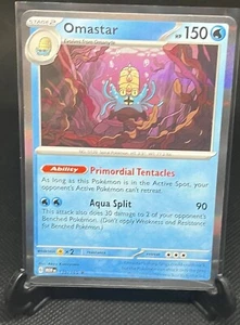 Nuevo Omastar 139/165 Holograma Raro Inglés Escarlata y Violeta 151 Pokémon 2023 - Imagen 1 de 2