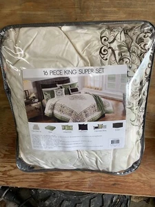 Charleston 12 Piece King Comforter Set Msrp $500 - Picture 1 of 3